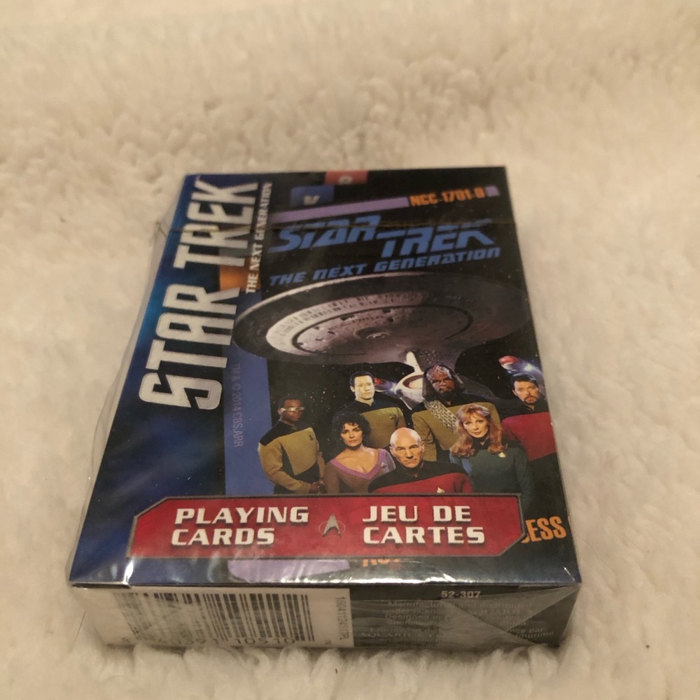 NWT-Star Trek: The Next Generation Playing Cards - Multicolor